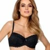 Balconette Bra, Bow, Floral Lace, B To H-cup