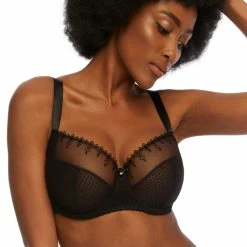 Big Cup Bra, Embroidery, Partially Sheer Cups, B To I-cup 24 Big Cup Bra, Embroidery, Partially Sheer Cups, B To I-cup -EVA’s INTIMATES Shop big cup bra 1955 ki 343 michelle 5B135D 5Bfullsize5D