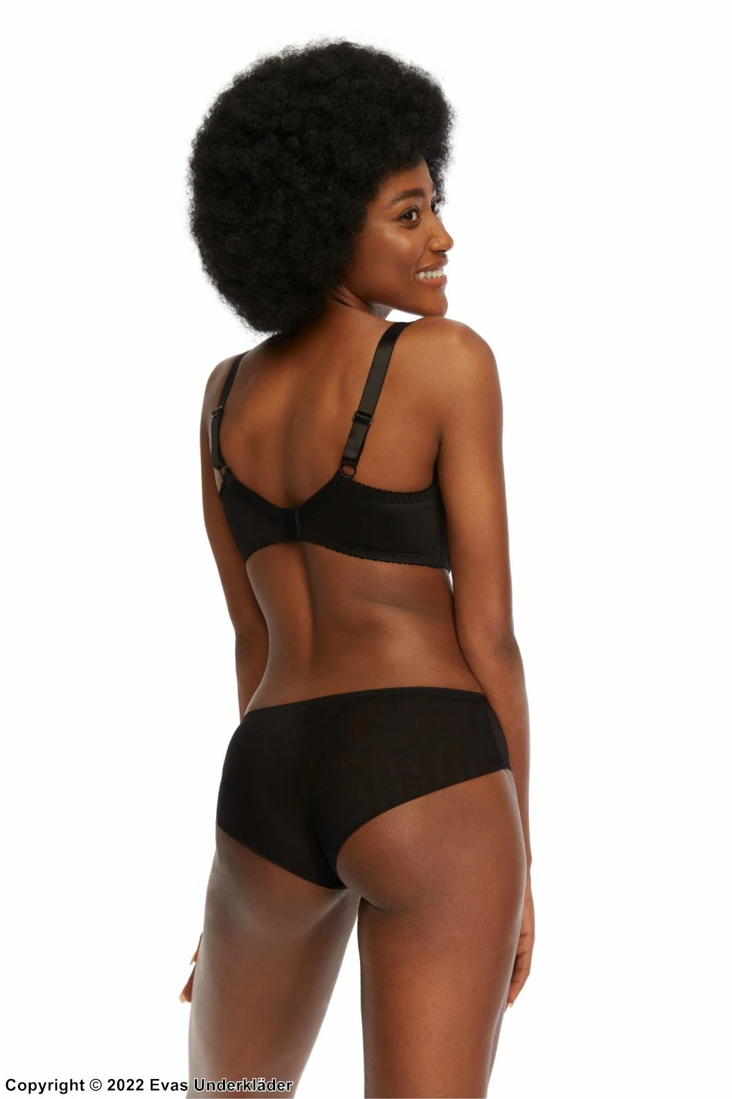 Big Cup Bra, Embroidery, Partially Sheer Cups, B To I-cup 7 Big Cup Bra, Embroidery, Partially Sheer Cups, B To I-cup - Image 7