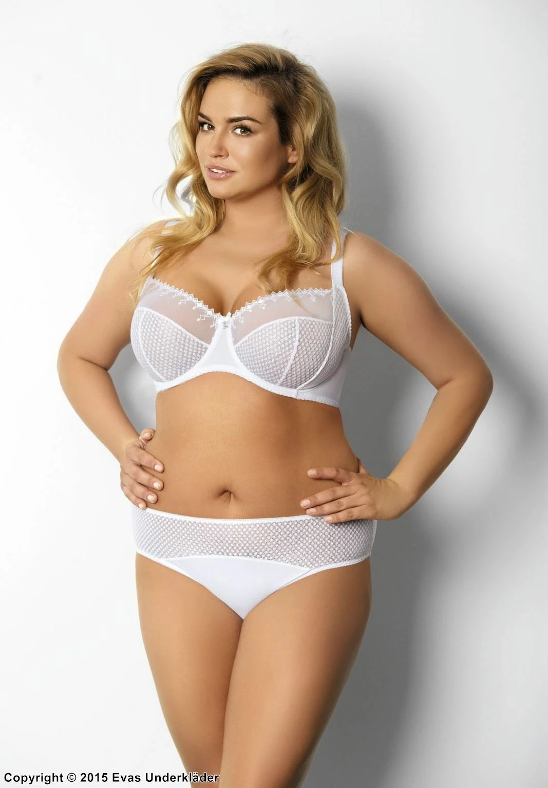 Big Cup Bra, Embroidery, Partially Sheer Cups, B To I-cup 12 Big Cup Bra, Embroidery, Partially Sheer Cups, B To I-cup - Image 12