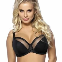 Stylish Bra, Sheer Trim