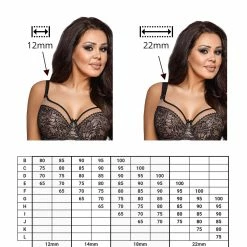 Exclusive Bra, Lace, Mesh Trim, Intricate Pattern, B To J-cup -EVA’s  INTIMATES Shop big cup bra 2100 av 1396 black 5B55D 5Bfullsize5D