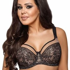 Exclusive Bra, Lace, Mesh Trim, Intricate Pattern, B To J-cup