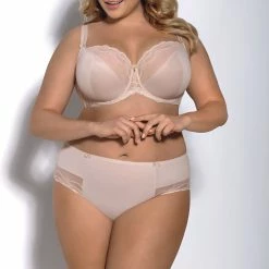 Elegant Bra, Lace Trim, Mesh Inlay, B To L-cup -EVA’s  INTIMATES Shop big cup bra 2171 go k324 adele 5B35D 5Bfullsize5D