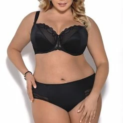 Elegant Bra, Lace Trim, Mesh Inlay, B To L-cup -EVA’s  INTIMATES Shop big cup bra 2171 go k324 adele 5B75D 5Bfullsize5D