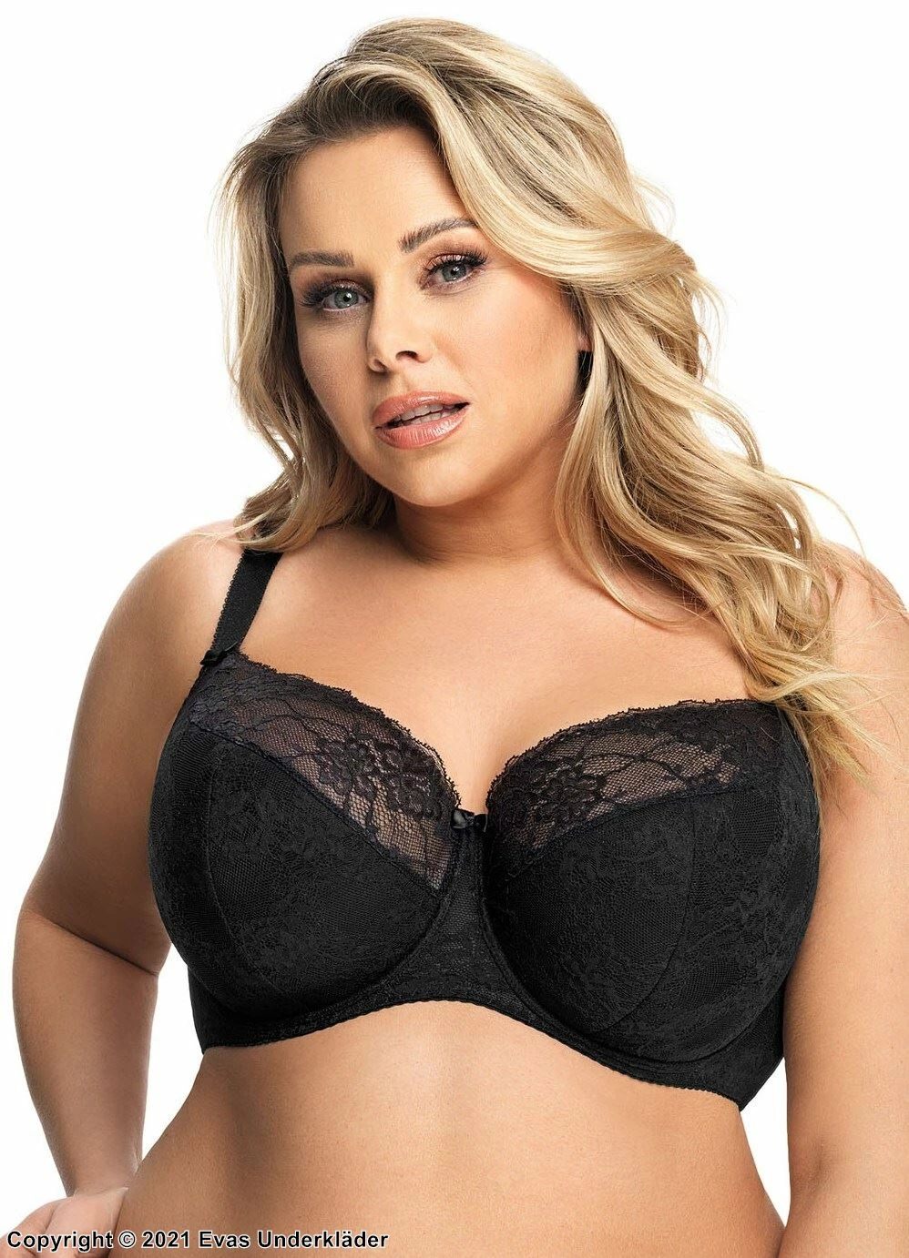 Romantic Bra, Lace Overlay, B To J-cup 5 Romantic Bra, Lace Overlay, B To J-cup - Image 5