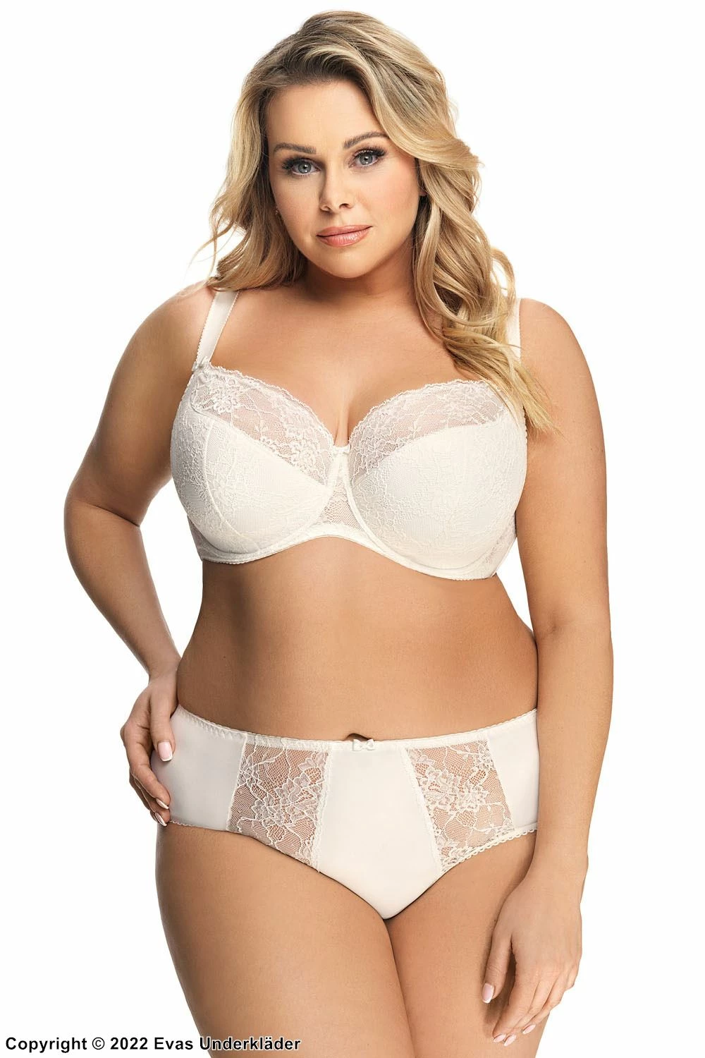 Romantic Bra, Lace Overlay, B To J-cup 7 Romantic Bra, Lace Overlay, B To J-cup - Image 7