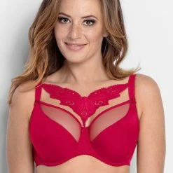 Full Cup Bra, Mesh, Decorative Details, B To L-cup
