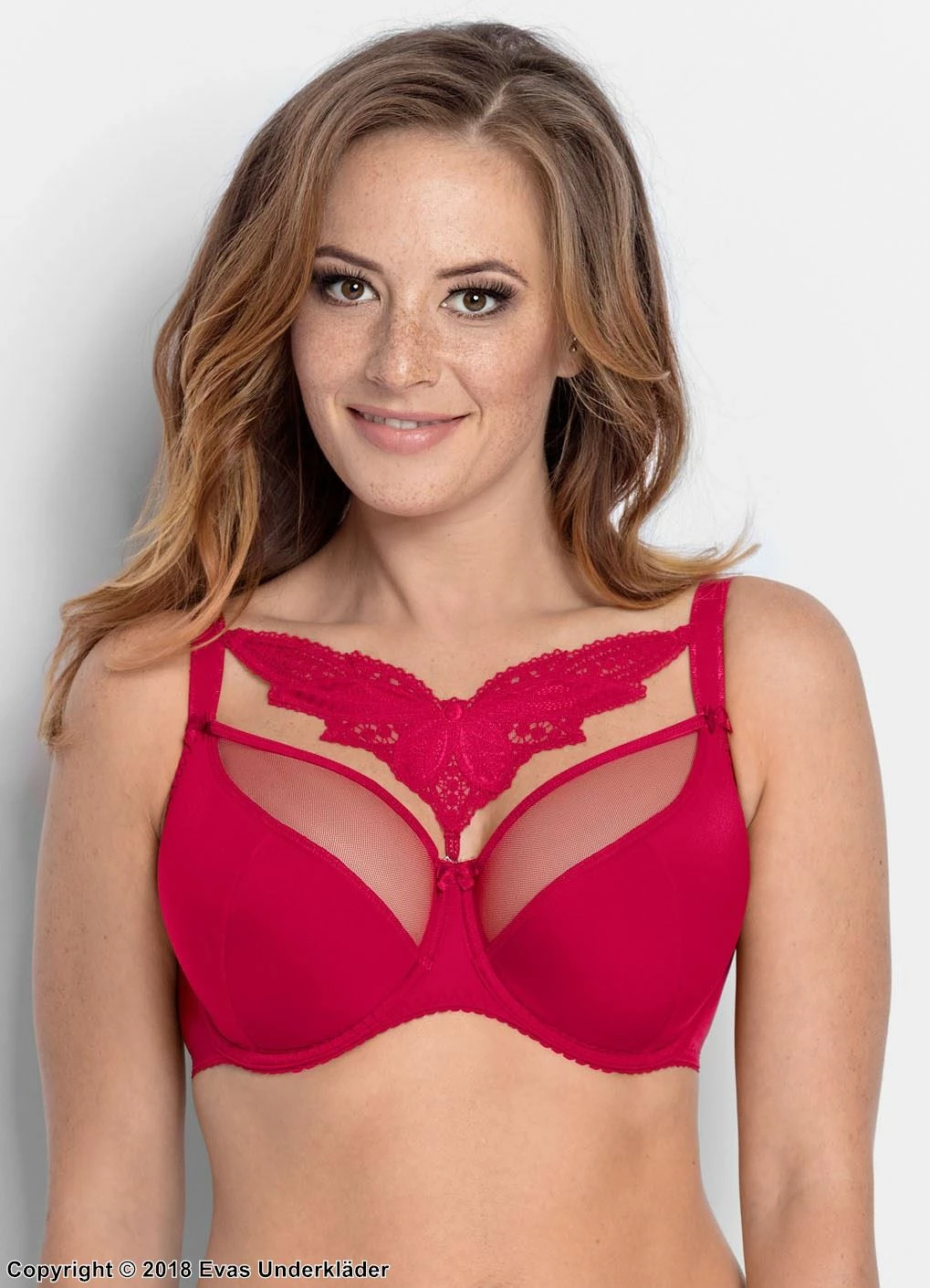 Full Cup Bra, Mesh, Decorative Details, B To L-cup 1 Full Cup Bra, Mesh, Decorative Details, B To L-cup