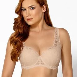 Beautiful Bra, Lace Shoulder Straps, B To J-cup -EVA’s  INTIMATES Shop big cup bra 2335 ni telimena big 5B45D 5Bfullsize5D