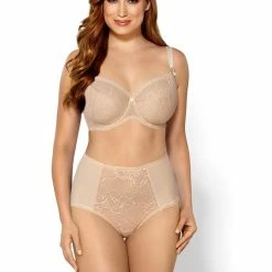 Full Cup Bra, Floral Lace, Mesh Overlay, C To M-cup -EVA’s  INTIMATES Shop big cup bra 2336 ni tatiana semi 5B25D 5Bfullsize5D