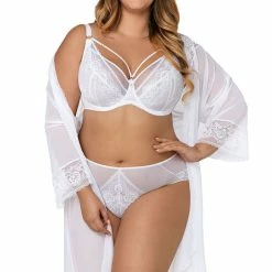 Seductive Bra, Lace Overlay, Straps Over Bust, Flowers, B To J-cup 23 Seductive Bra, Lace Overlay, Straps Over Bust, Flowers, B To J-cup -EVA’s INTIMATES Shop big cup bra 2348 av 1824 5B15D 5Bfullsize5D