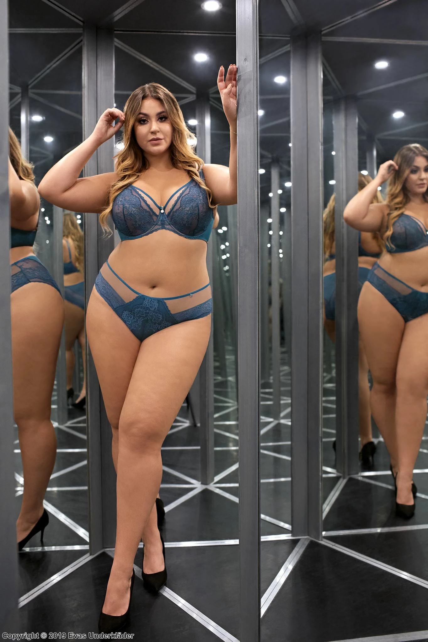 Seductive Bra, Lace Overlay, Straps Over Bust, Flowers, B To J-cup 14 Seductive Bra, Lace Overlay, Straps Over Bust, Flowers, B To J-cup - Image 14