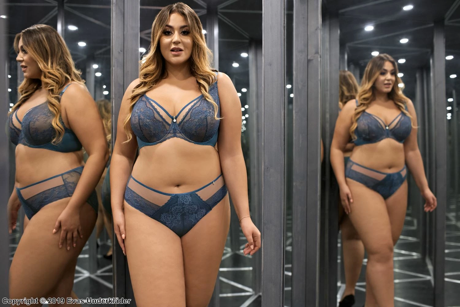 Seductive Bra, Lace Overlay, Straps Over Bust, Flowers, B To J-cup 16 Seductive Bra, Lace Overlay, Straps Over Bust, Flowers, B To J-cup - Image 16