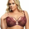 Exclusive Full Cup Bra, Mesh, Eyelash Lace, D To K-cup
