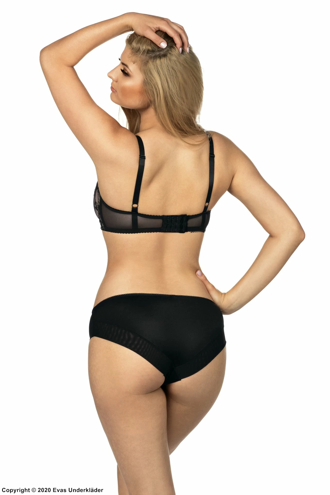 Big Cup Bra, Chiffon, Flowers, B To I-cup 3 Big Cup Bra, Chiffon, Flowers, B To I-cup - Image 3