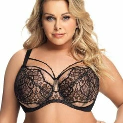 Soft Cup Bra, Sheer Mesh, Straps Over Bust, Eyelash Lace, D To M-cup 10 Soft Cup Bra, Sheer Mesh, Straps Over Bust, Eyelash Lace, D To M-cup -EVA’s INTIMATES Shop big cup bra 2384 go k614 memphis 5B45D 5Bfullsize5D