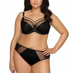 Soft Cup Bra, Straps Over Bust, Mesh Inlay -EVA’s  INTIMATES Shop big cup bra 2387 av 1923 5B35D 5Bfullsize5D