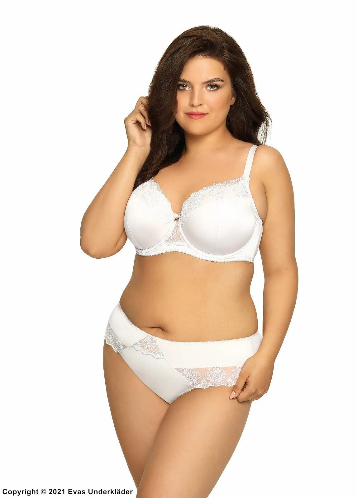 Romantic Big Cup Bra, Lace Embroidery, B To L-cup 5 Romantic Big Cup Bra, Lace Embroidery, B To L-cup - Image 5