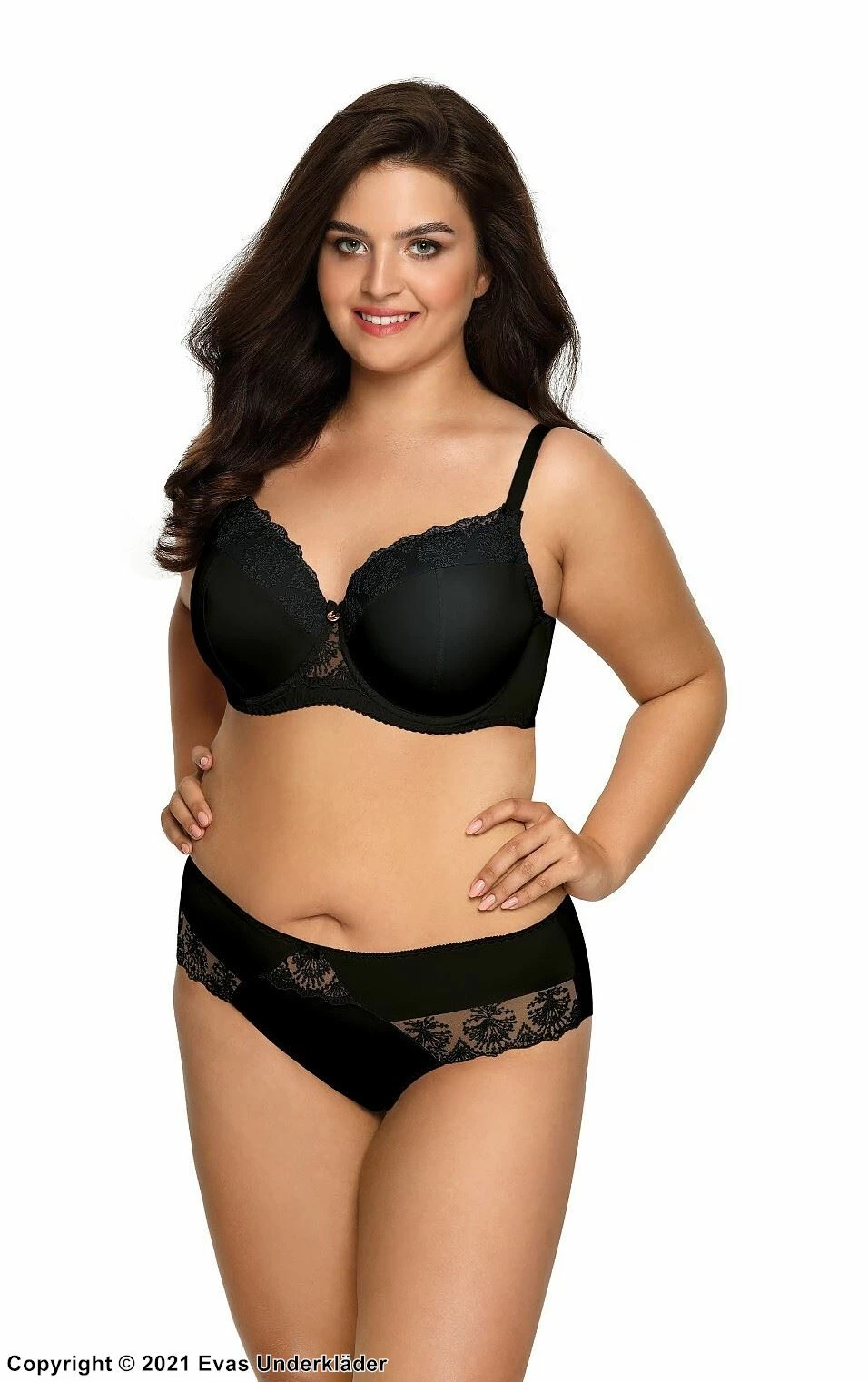 Romantic Big Cup Bra, Lace Embroidery, B To L-cup 6 Romantic Big Cup Bra, Lace Embroidery, B To L-cup - Image 6