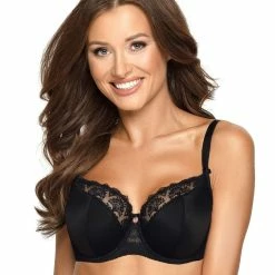 Romantic Big Cup Bra, Lace Embroidery, B To L-cup