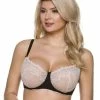 Soft Cup Bra, Lace Cups, Elegant Design, C To I-cup
