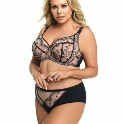 Luxurious Full Cup Bra, Tulle, Embroidery, Intricate Pattern, C To K-cup -EVA’s  INTIMATES Shop big cup bra 2397 go k630 morisson 5B25D 5Bfullsize5D