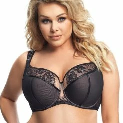 Romantic Big Cup Bra, Lace Inlays, Flowers, B To K-cup