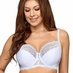 Big Cup Bra, Lace Inlays, Flowers, B To J-cup