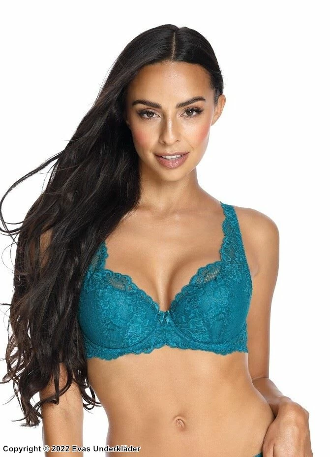 Romantic Bra, Luxurious Lace, Flowers 1 Romantic Bra, Luxurious Lace, Flowers