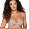 Romantic Big Cup Bra, Embroidery, Sheer Inlays, Flowers, B To L-cup