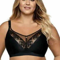 Soft Bra, Sheer Mesh And Lace, Wide Shoulder Straps, B To K-cup -EVA’s  INTIMATES Shop big cup bra 2442 av 1691 1 5B25D 5Bfullsize5D