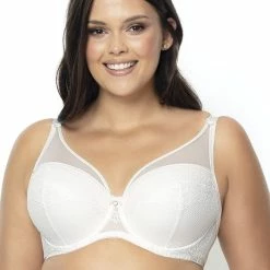 Romantic Big Cup Bra, Sheer Inlays, Lace Cups, B To H-cup