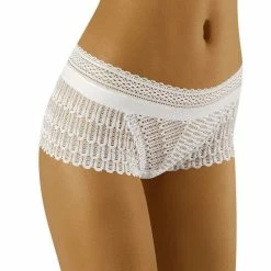 Boyshort Panties, Openwork Lace
