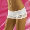 Boyshort Panties, Cotton, Openwork Lace