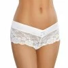 Romantic Cheeky Panties, Floral Lace