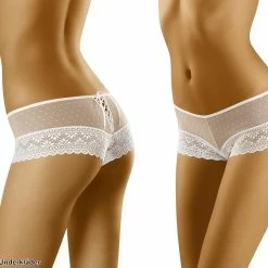Hipster Panties, Lacing, Wide Lace Edge, Subtle Dotted Pattern -EVA’s  INTIMATES Shop boy shorts wo mila 5B25D 5Bfullsize5D