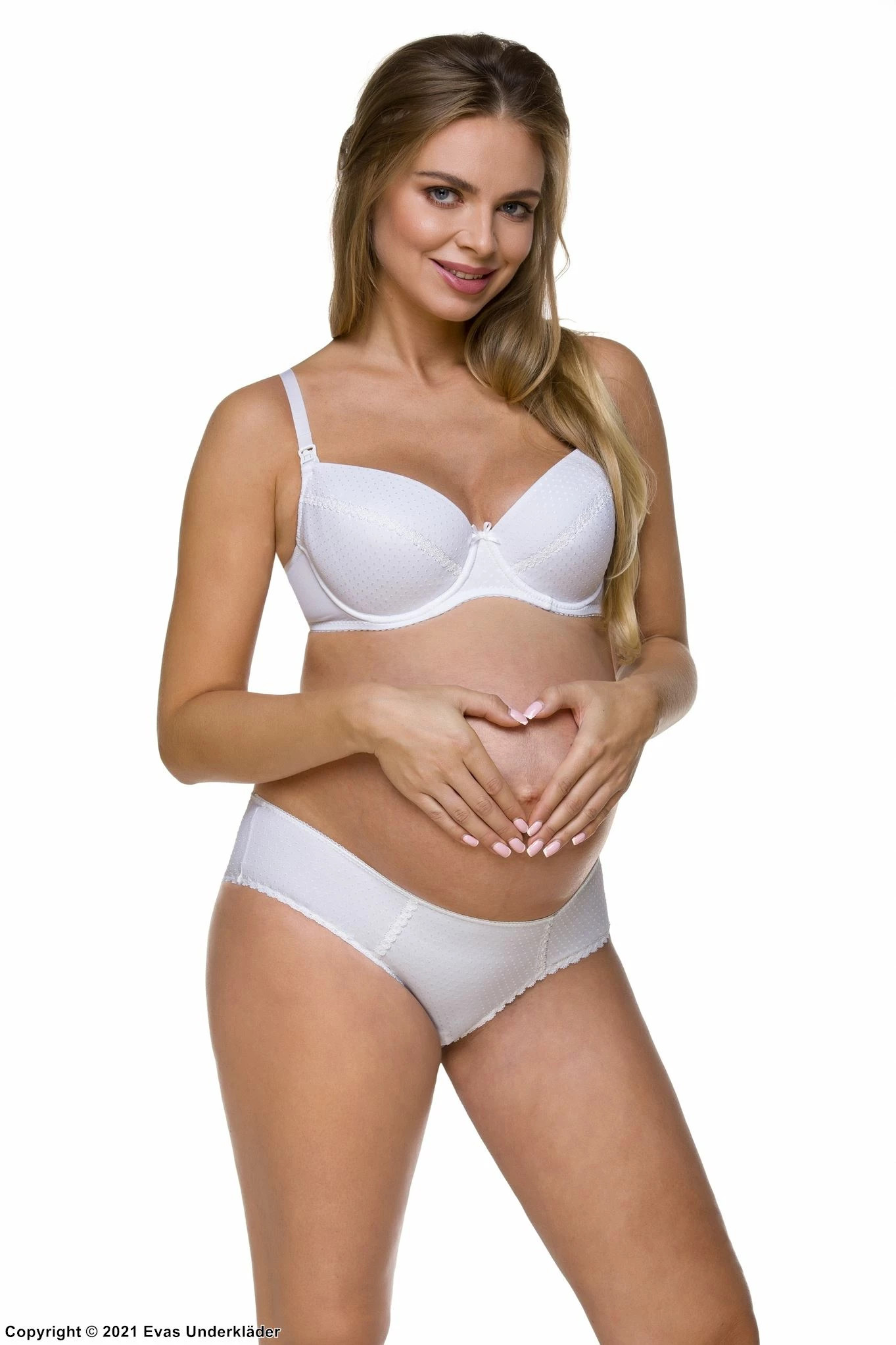 Nursing Bra, Microfiber, Easy Open Cups, Small Dots, B To H-cup 11 Nursing Bra, Microfiber, Easy Open Cups, Small Dots, B To H-cup - Image 11