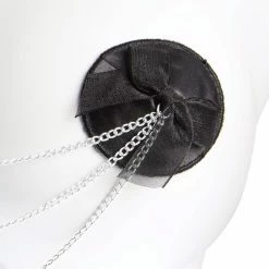 Self-adhesive Nipple Cover/patch, Bow, Chain