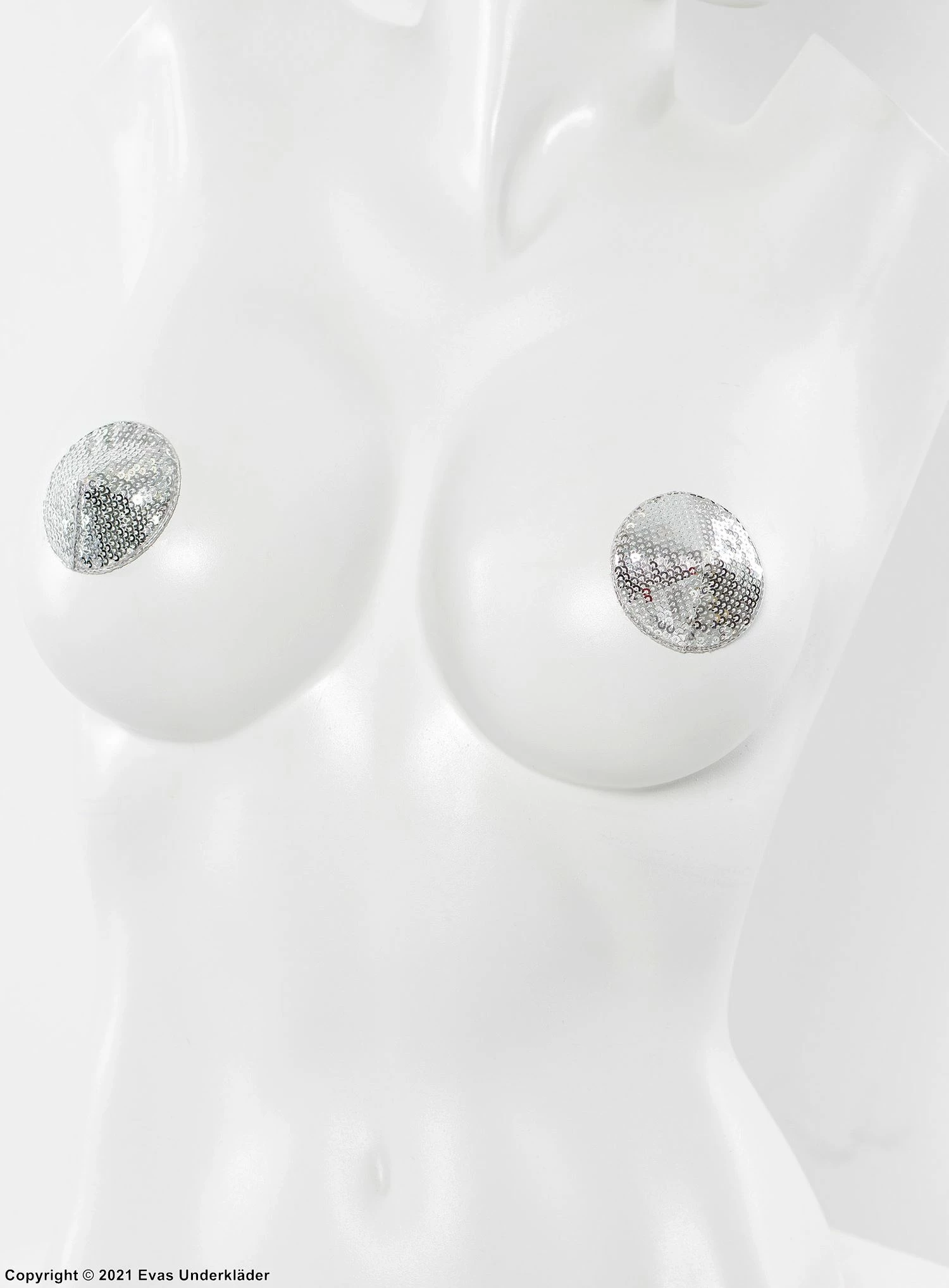Self-adhesive Nipple Cover/patch, Sequins 1 Self-adhesive Nipple Cover/patch, Sequins
