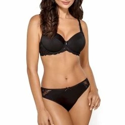 Classic Push-up Bra, Microfiber, Lace Shoulder Straps -EVA’s  INTIMATES Shop bra push up 114 av 1563 5B75D 5Bfullsize5D