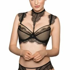 Romantic Push-up Bra, Eyelash Lace, Collar, Small Dots -EVA’s  INTIMATES Shop bra push up 136 ro idrisa push 5B25D 5Bfullsize5D