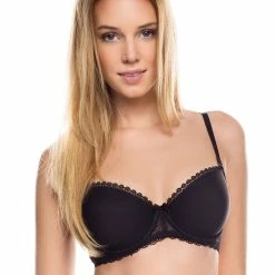 Romantic Push-up Bra, Microfiber, Lace Trim, A To H-cup -EVA’s  INTIMATES Shop bra push up 5 he 23444 kassidy 5B65D 5Bfullsize5D