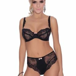 Romantic Bra, Ruffles, Lace Cups -EVA’s  INTIMATES Shop bra with bar front 12 ro ambre soft 5B45D 5Bfullsize5D