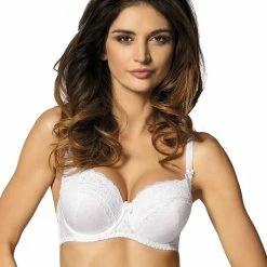 Romantic Bra, Lace Overlay, Flowers, B To H-cup