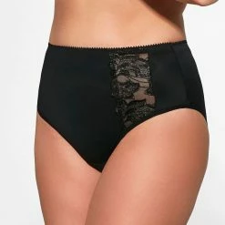 High Waist Panties, Lace Embroidery, Sheer Inlay, M To 4XL -EVA’s  INTIMATES Shop briefs tanga panty 115 vi 584 trosa 5B65D 5Bfullsize5D