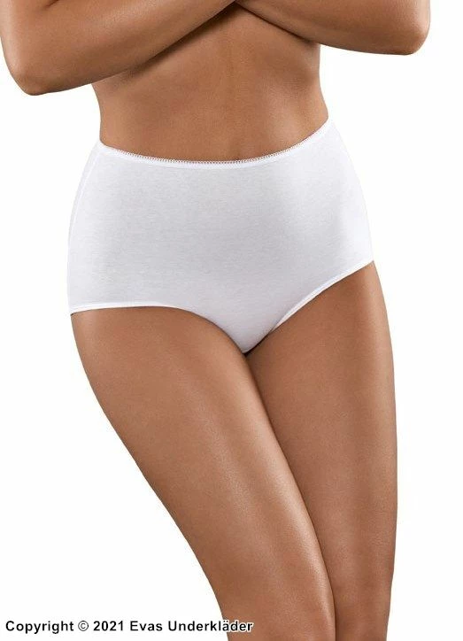 High Waist Panties, Cotton, Elegant Design 3 High Waist Panties, Cotton, Elegant Design - Image 3
