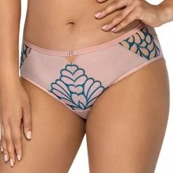 Romantic Panties, Embroidery, Sheer Inlays