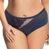 Romantic Cheeky Panties, Embroidery, Slightly Higher Waist, Sheer Inlay