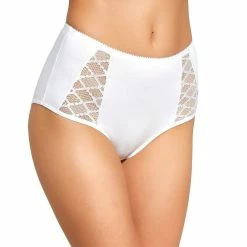 Romantic Panties, Lace Inlays, Slightly Higher Waist, Diamond Pattern